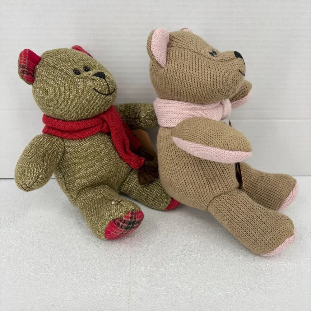 Starbucks Bearista Bears Knitted Plush 88th‎ & 89th Edition 2009 & 2010